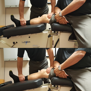 image Richmond chiropractic distraction treatment for knee pain